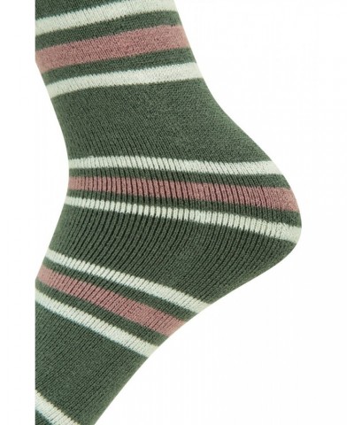 Striped Ski Tube Socks Multipack Khaki $10.00 Accessories