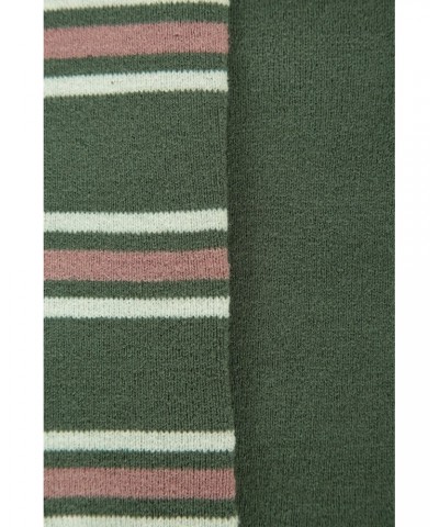 Striped Ski Tube Socks Multipack Khaki $10.00 Accessories