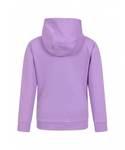 Adventure Is Out There Kids Organic Hoodie Lilac $16.79 Tops