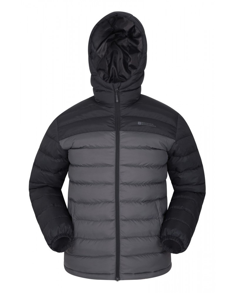 Seasons Mens Insulated Jacket Dark Grey $24.47 Jackets