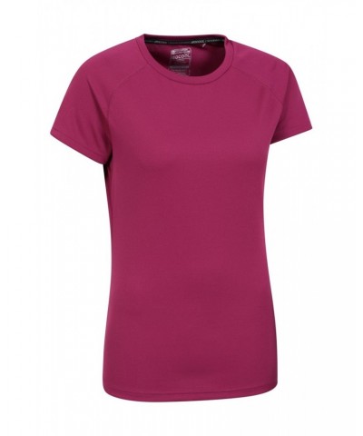 Endurance Womens T-Shirt Purple $11.39 Active