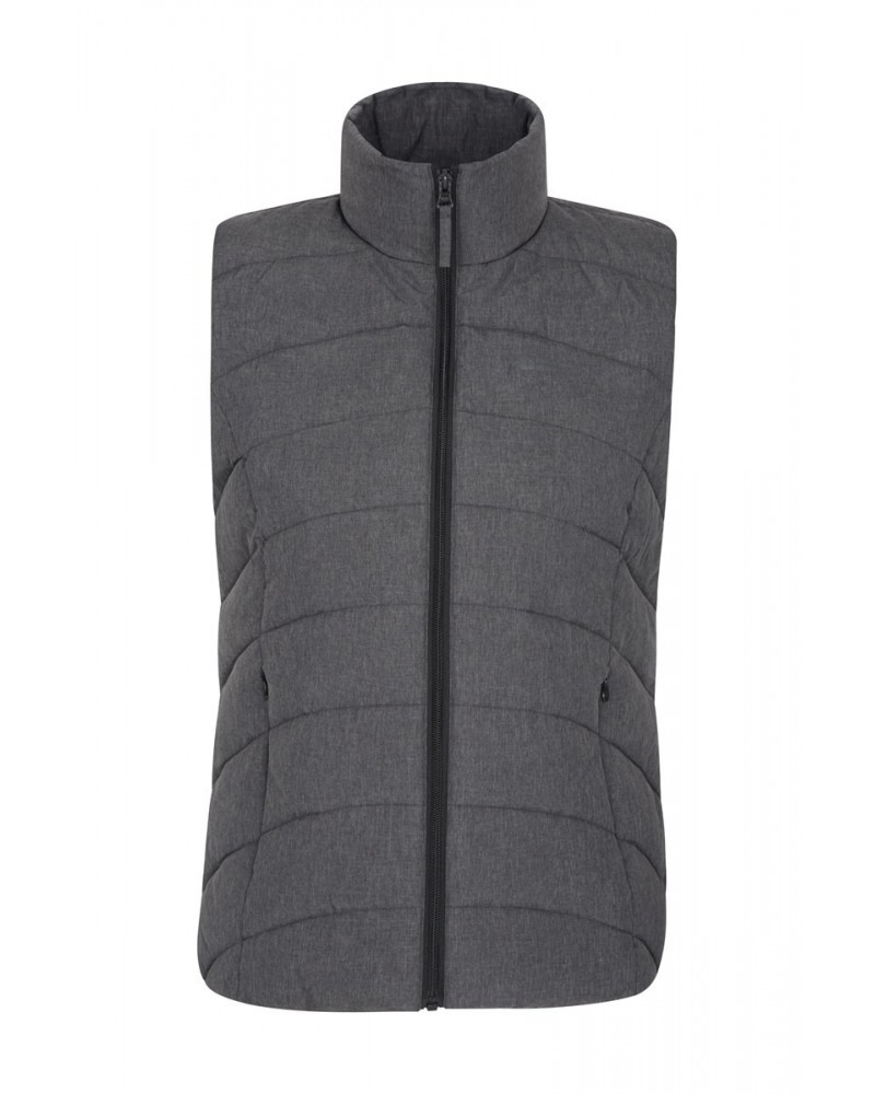 Opal Womens Insulated Vest Dark Grey $27.99 Jackets