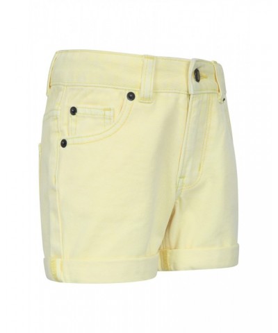 Kids Denim Shorts Yellow $16.50 Pants