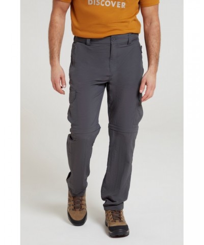 Explore Mens Zip Off Pants Grey $28.08 Pants