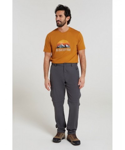 Explore Mens Zip Off Pants Grey $28.08 Pants