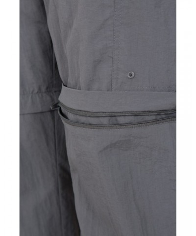 Explore Mens Zip Off Pants Grey $28.08 Pants