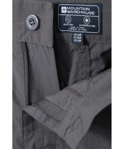 Explore Mens Zip Off Pants Grey $28.08 Pants