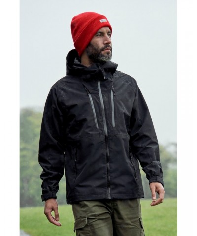 Stride Extreme Stretch Panel Mens Waterproof Jacket Black $35.69 Jackets