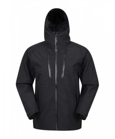 Stride Extreme Stretch Panel Mens Waterproof Jacket Black $35.69 Jackets