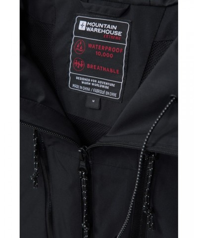 Stride Extreme Stretch Panel Mens Waterproof Jacket Black $35.69 Jackets