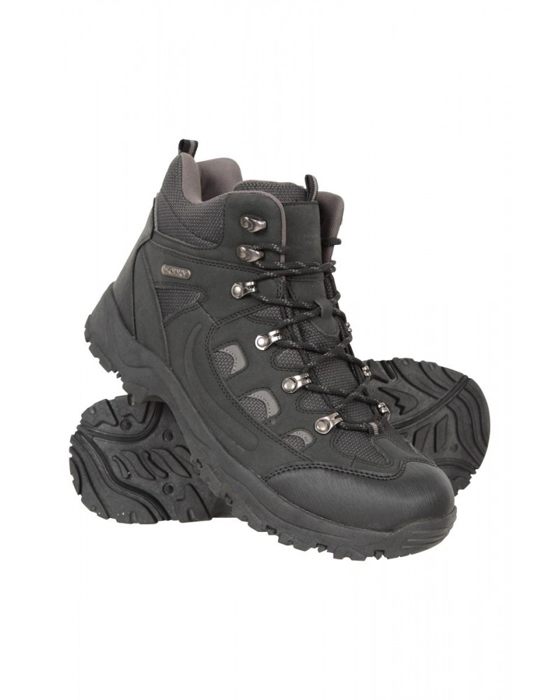 Adventurer Mens Thermal Waterproof Boots Black $25.80 Footwear