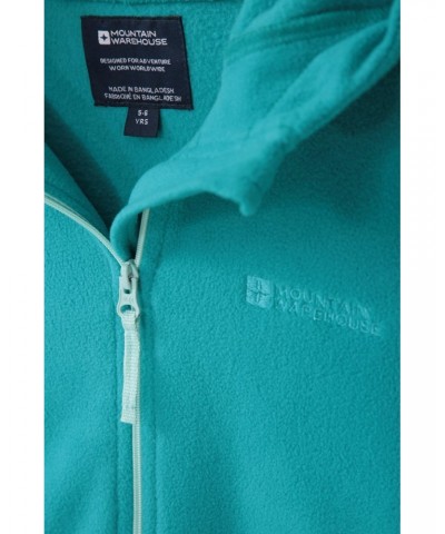 Camber Kids Full Zip Hoodie Teal $15.65 Tops