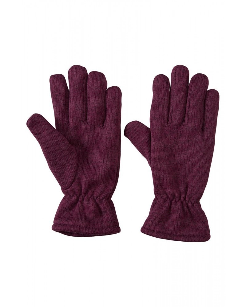 Nevis Womens Fleece Gloves Berry $10.19 Accessories