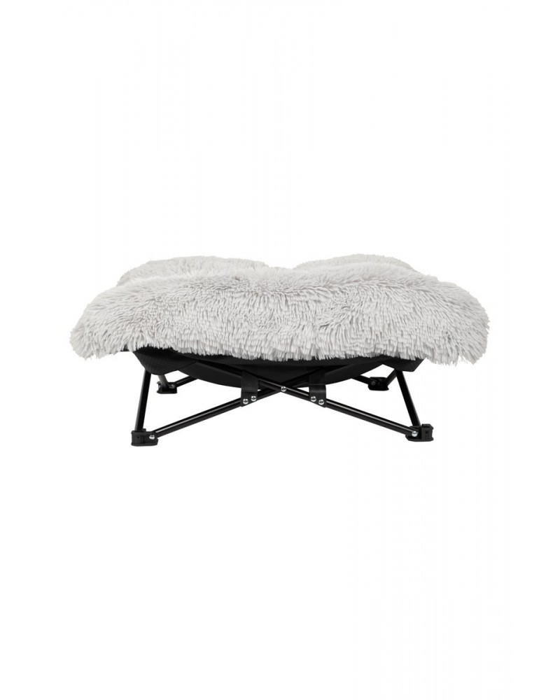 Raised Fluffy Dog Bed Grey $35.74 Pets