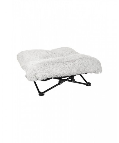 Raised Fluffy Dog Bed Grey $35.74 Pets