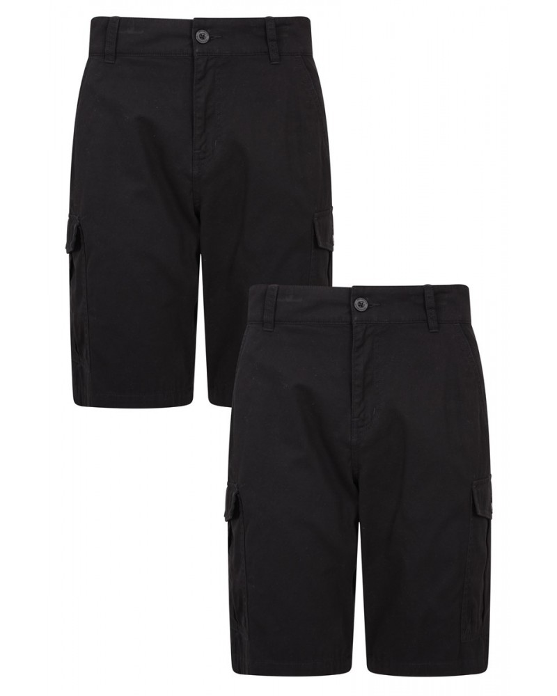 Lakeside Mens Short Multipack Black $20.25 Pants