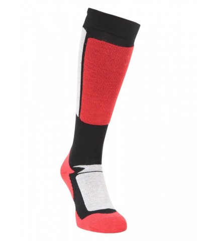 Extreme Mens Thermal Merino Knee Length Ski Socks Red $12.53 Accessories