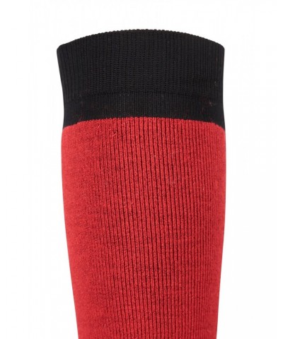 Extreme Mens Thermal Merino Knee Length Ski Socks Red $12.53 Accessories