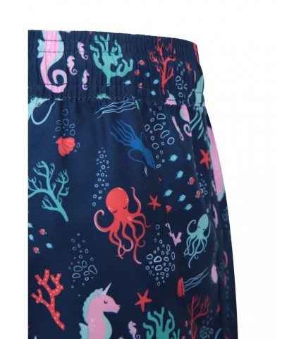 Patterned Kids Boardshorts Pale Blue $9.50 Pants