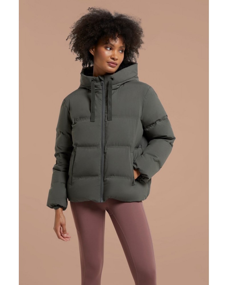 Womens Cosi Cloud Jacket Khaki $45.10 Jackets