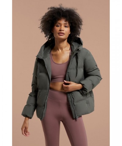 Womens Cosi Cloud Jacket Khaki $45.10 Jackets