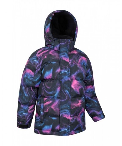 Snow II Kids Printed Water Resistant Insulated Jacket Oil Slick $33.14 Jackets