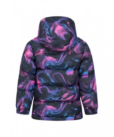 Snow II Kids Printed Water Resistant Insulated Jacket Oil Slick $33.14 Jackets