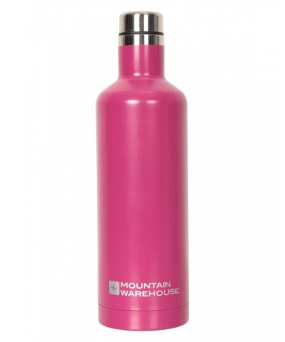 Straight Stainless Steel Double Walled Bottle - 17 oz. Fuchsia $12.09 Accessories