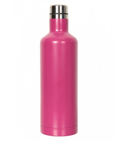 Straight Stainless Steel Double Walled Bottle - 17 oz. Fuchsia $12.09 Accessories