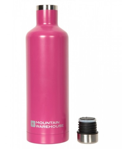 Straight Stainless Steel Double Walled Bottle - 17 oz. Fuchsia $12.09 Accessories