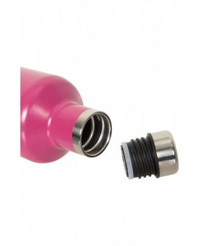 Straight Stainless Steel Double Walled Bottle - 17 oz. Fuchsia $12.09 Accessories