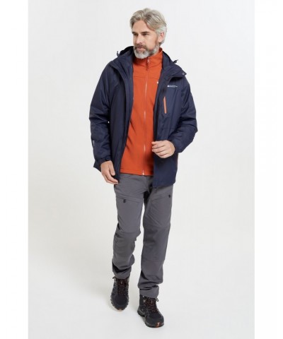 Bracken Extreme 3 in 1 Mens Waterproof Jacket Dark Blue $82.49 Jackets