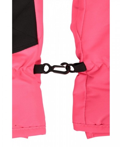 Kids Snow Mittens Dark Pink $10.59 Accessories