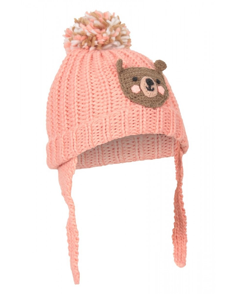 Woodland Character Kids Trapper Hat Pink $11.50 Accessories