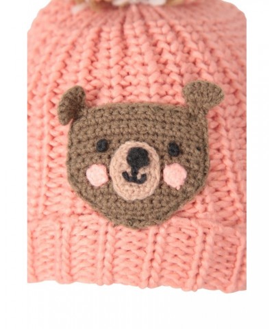 Woodland Character Kids Trapper Hat Pink $11.50 Accessories