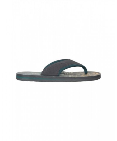 Vacation Recycled Printed Flip-Flops Alloy Grey $13.76 Footwear