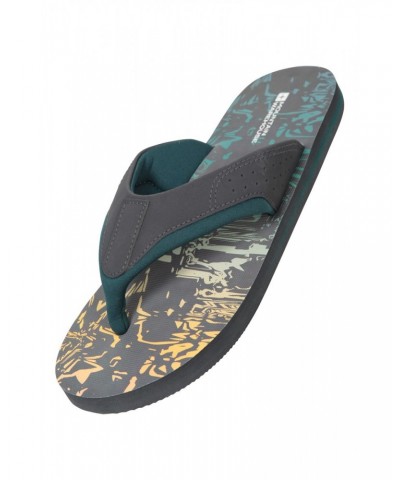 Vacation Recycled Printed Flip-Flops Alloy Grey $13.76 Footwear