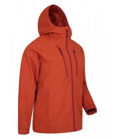 Stride Extreme Stretch Panel Mens Waterproof Jacket Burnt Orange $28.70 Jackets