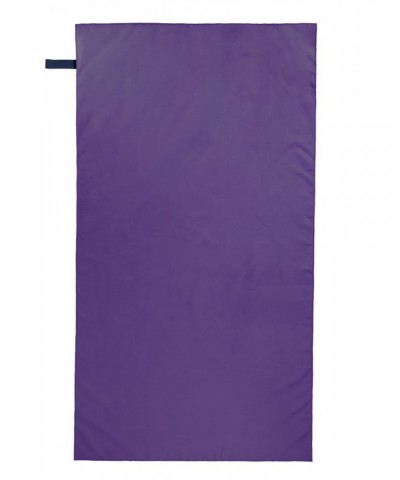 Microfibre Travel Towel - Large - 130 x 70cm Dusky Purple $10.39 Travel Accessories