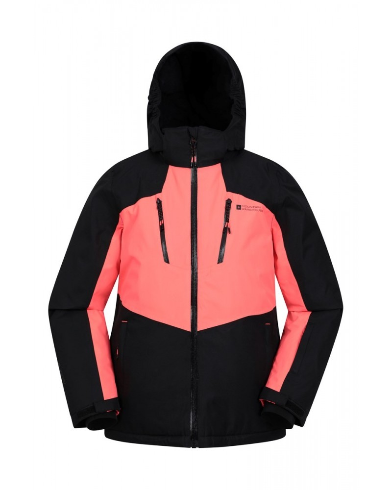 Galactic II Kids Extreme Waterproof Ski Jacket Fiery Coral $44.65 Jackets