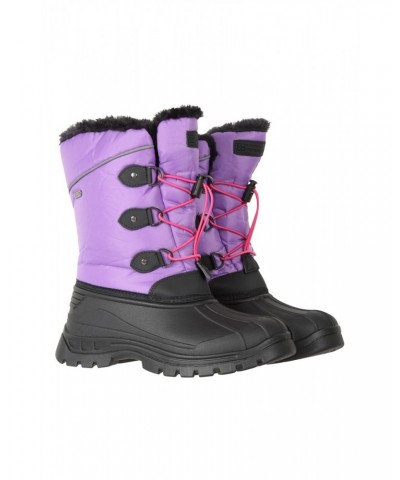 Whistler Kids Adaptive Snow Boots Dark Purple $19.59 Footwear