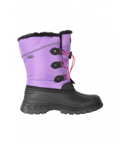 Whistler Kids Adaptive Snow Boots Dark Purple $19.59 Footwear