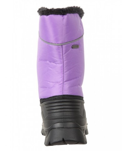 Whistler Kids Adaptive Snow Boots Dark Purple $19.59 Footwear