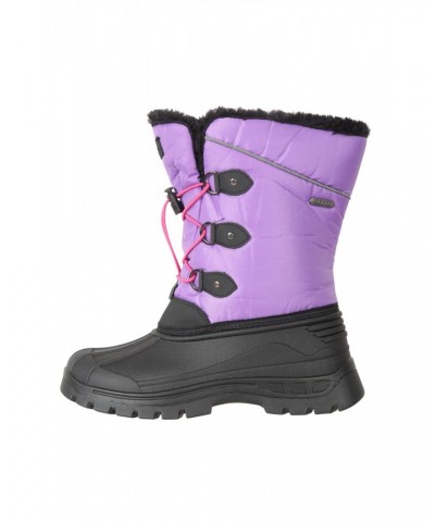 Whistler Kids Adaptive Snow Boots Dark Purple $19.59 Footwear