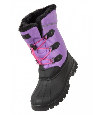 Whistler Kids Adaptive Snow Boots Dark Purple $19.59 Footwear