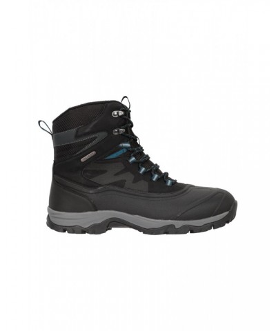 Ultra Piste Basher Mens Waterproof Snow Boots Black $61.10 Footwear