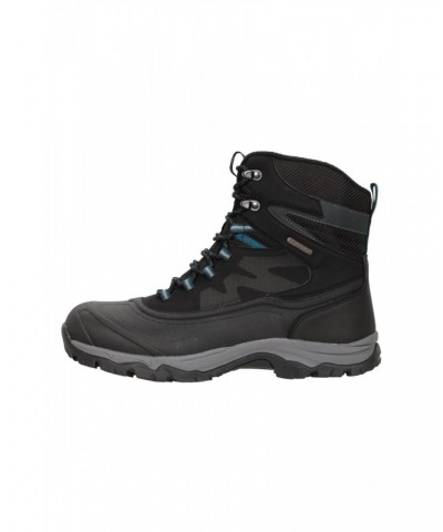 Ultra Piste Basher Mens Waterproof Snow Boots Black $61.10 Footwear