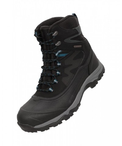 Ultra Piste Basher Mens Waterproof Snow Boots Black $61.10 Footwear