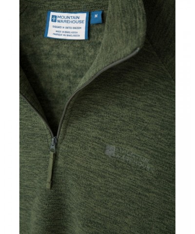 Snowdon Mens Micro Fleece Dark Green $14.99 Fleece