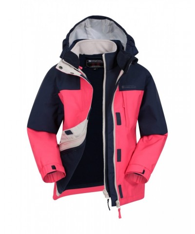 Climb Kids 3-in-1 Waterproof Jacket Pink $36.00 Jackets